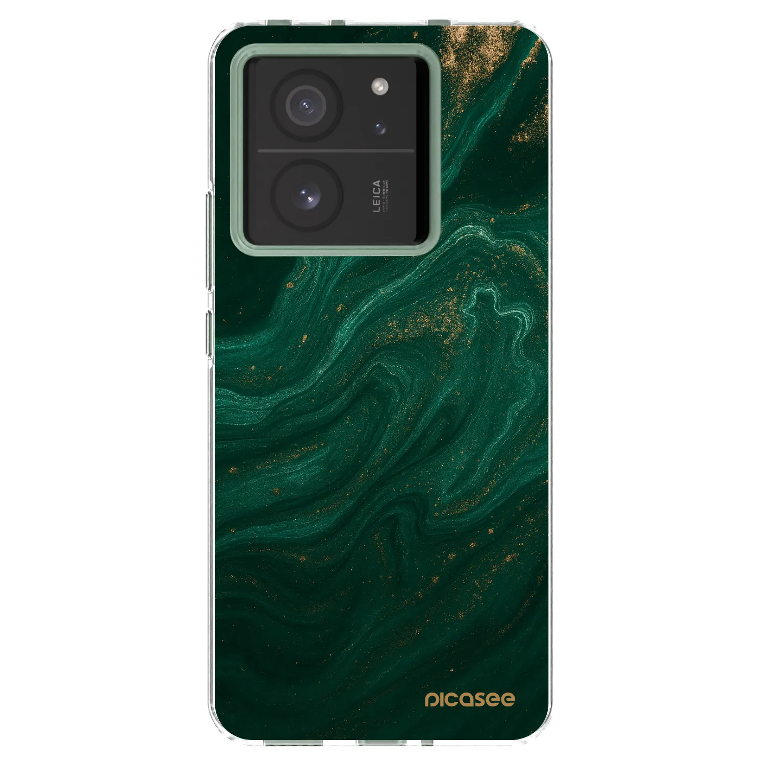 Picasee silikonska prozirna maskica za Xiaomi 13T Pro - Green