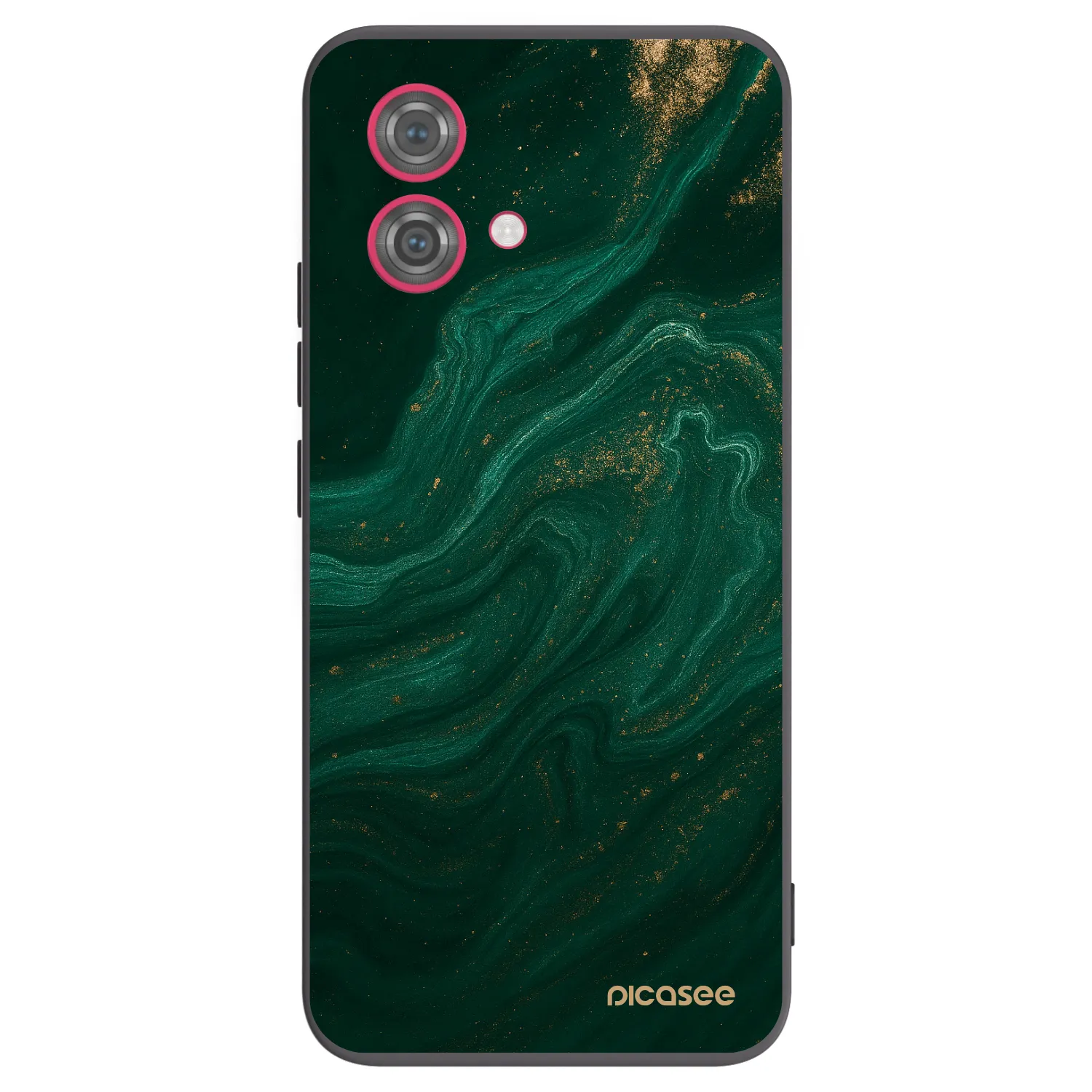 Picasee crna silikonska maskica za Motorola Moto G84 5G - Green