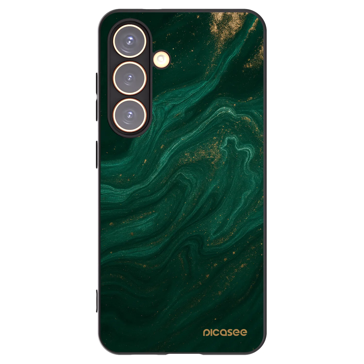 Picasee crna silikonska maskica za Samsung Galaxy S24 S921B 5G - Green