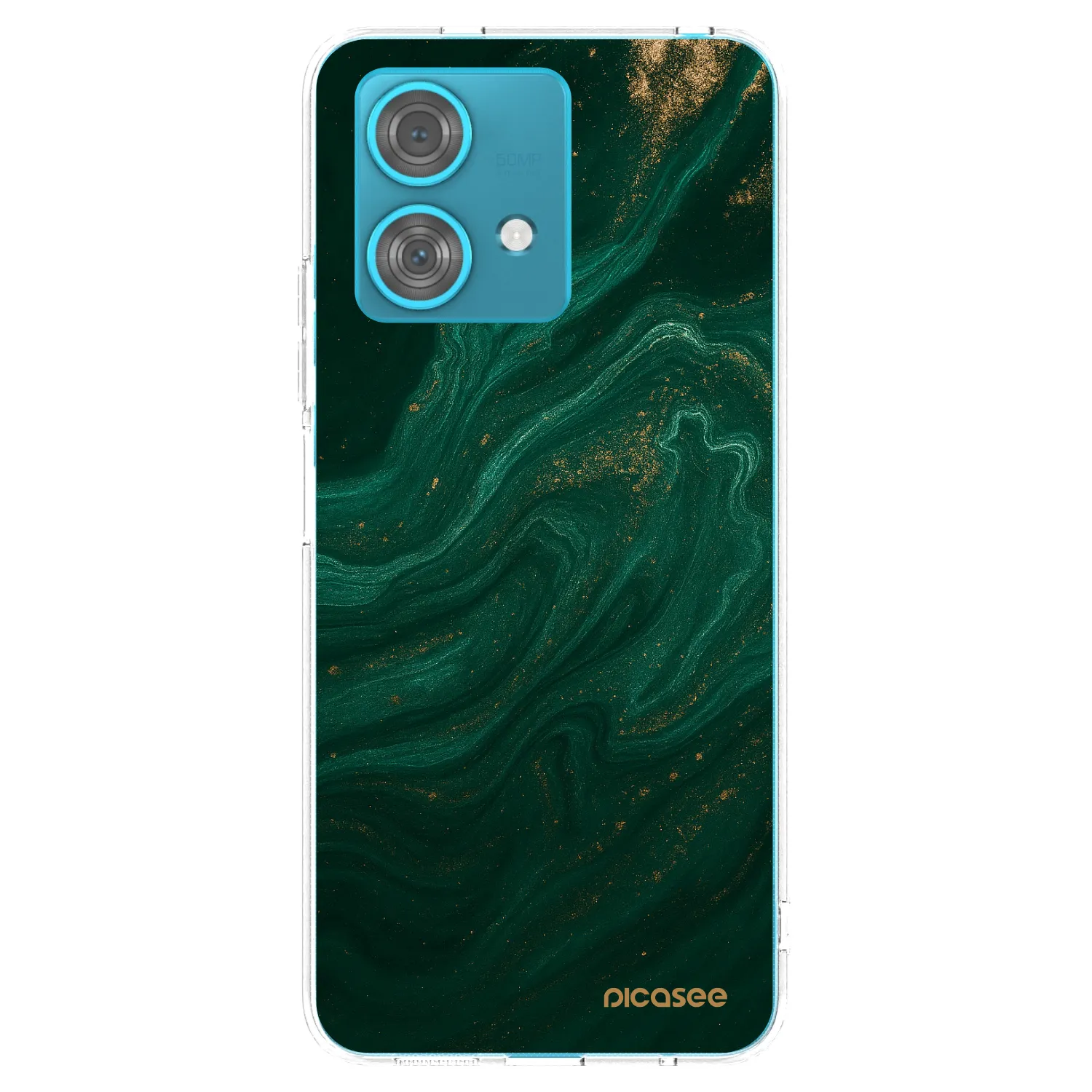 Picasee silikonska prozirna maskica za Motorola Edge 40 Neo - Green