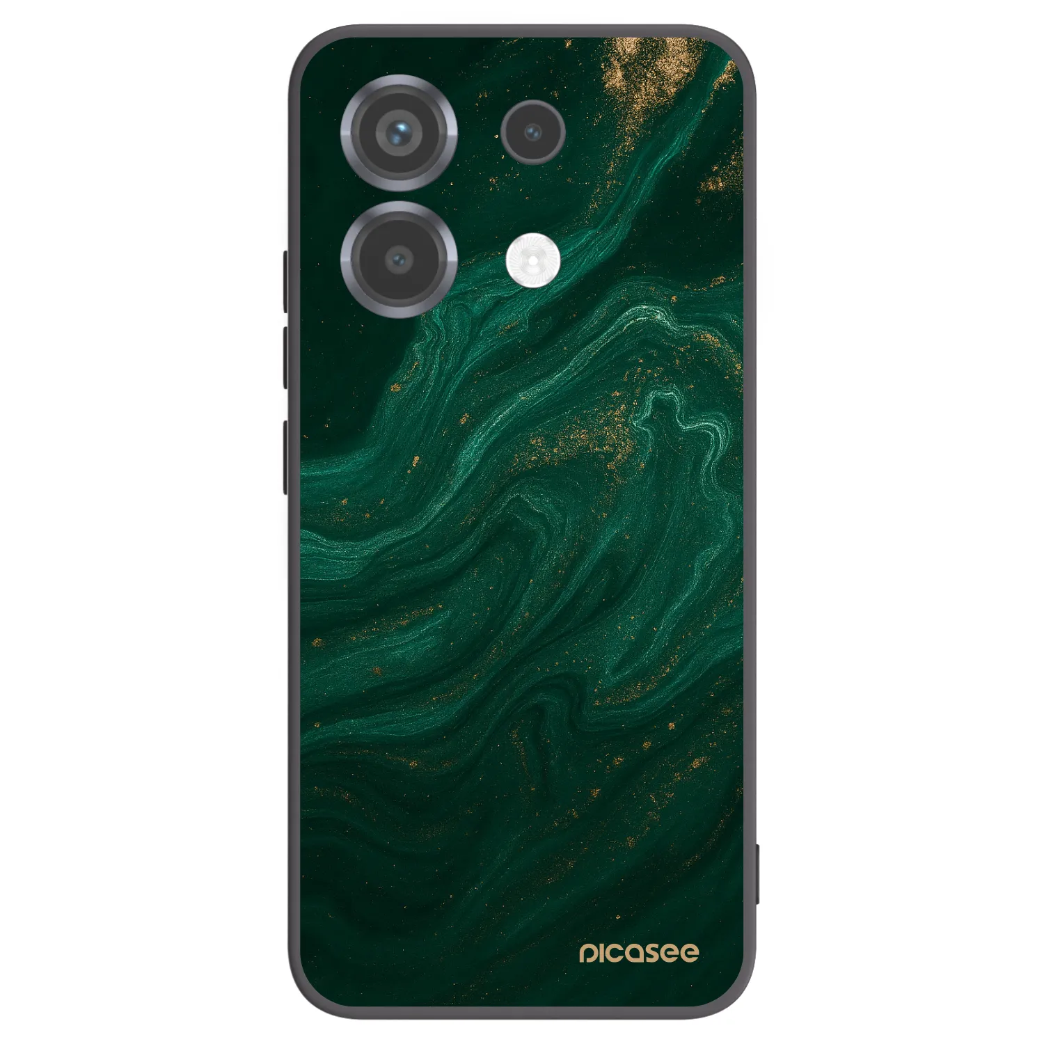 Picasee crna silikonska maskica za Xiaomi Poco X6 - Green