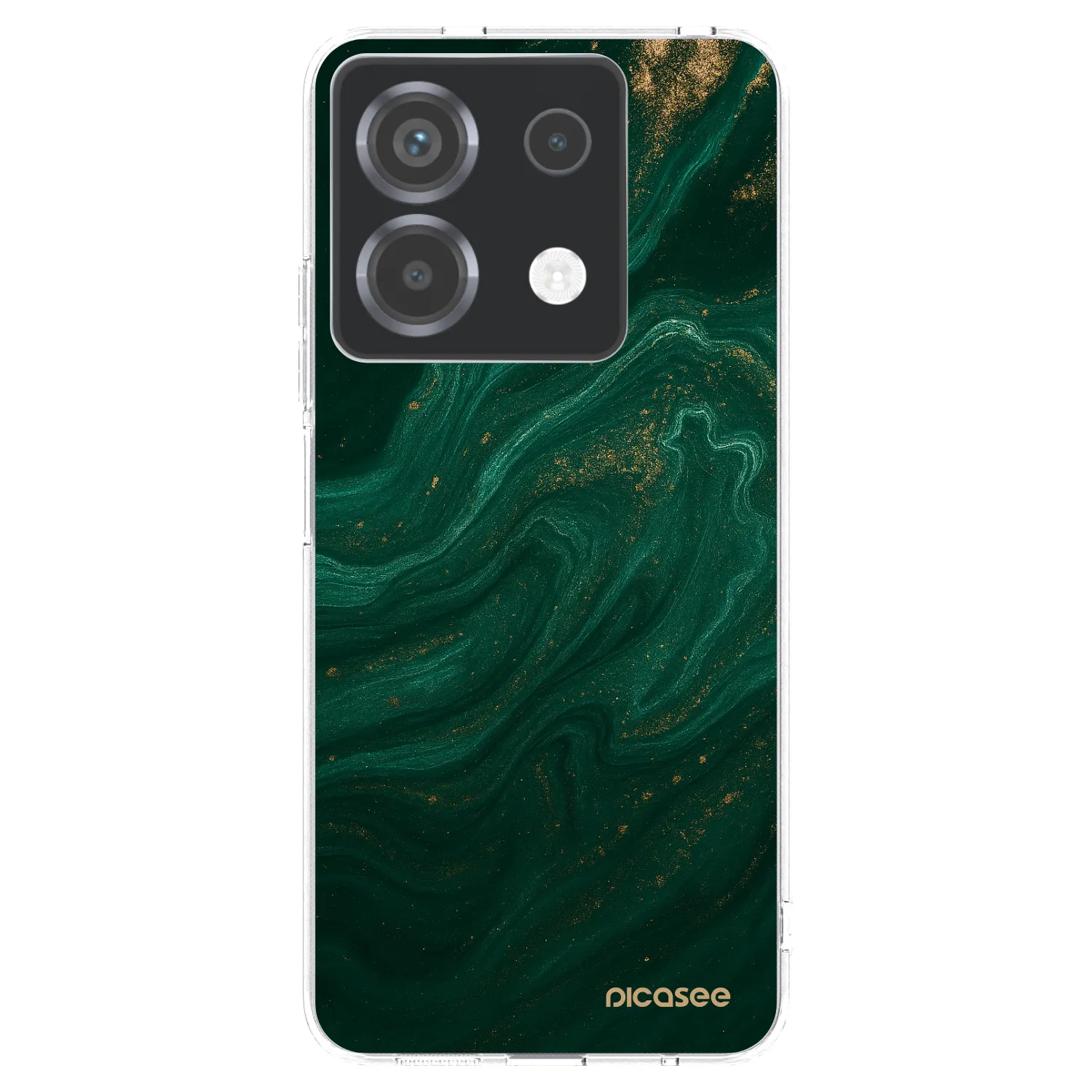 Picasee silikonska prozirna maskica za Xiaomi Poco X6 - Green