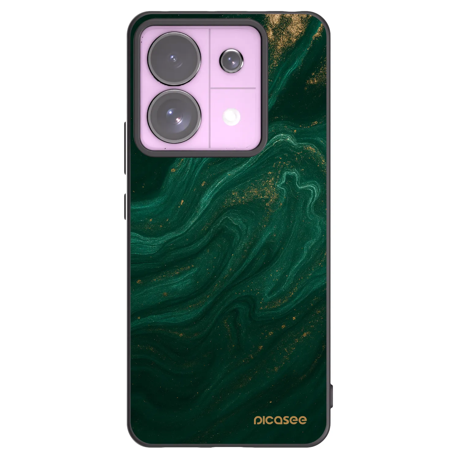 Picasee crna silikonska maskica za Xiaomi Redmi Note 13 Pro 5G - Green