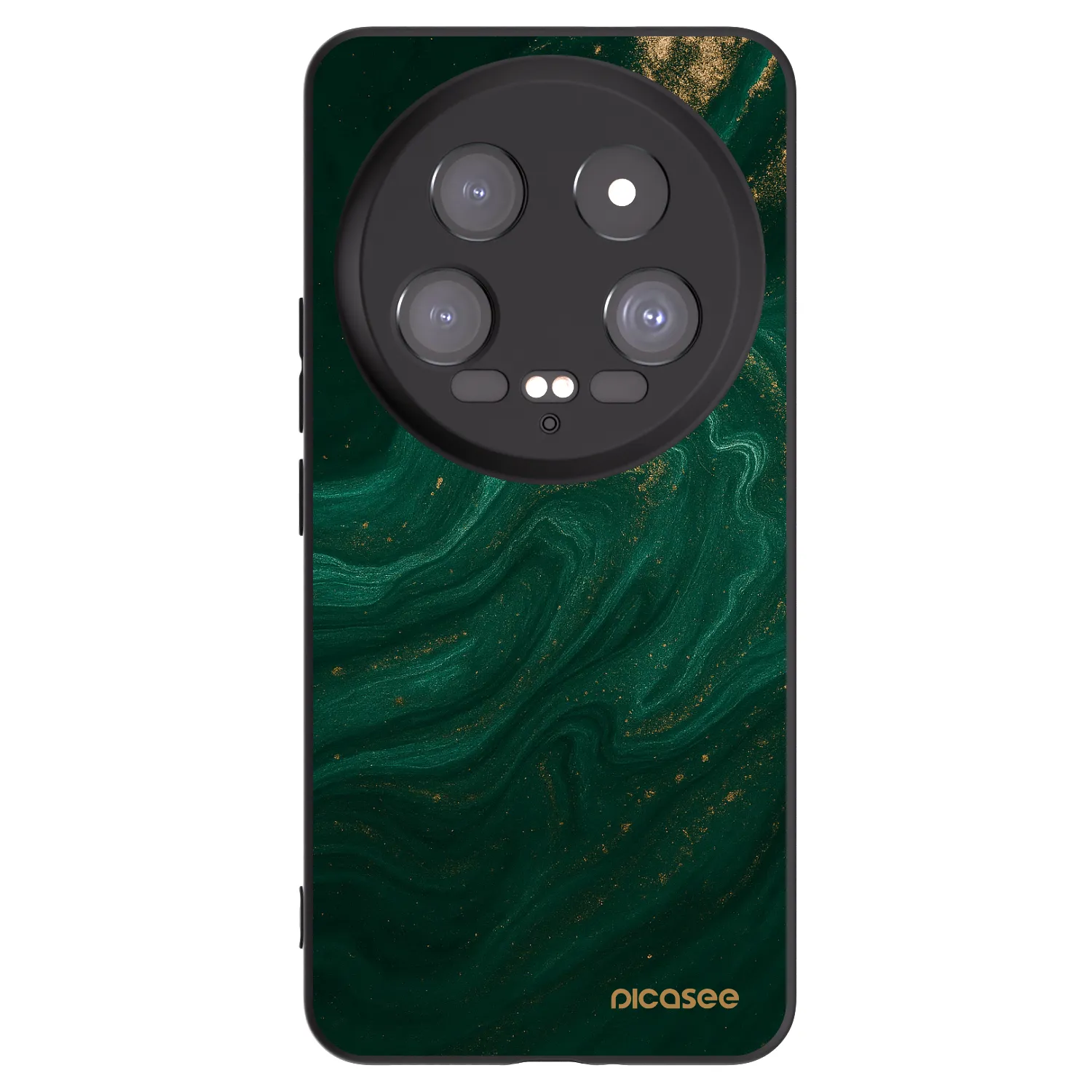 Picasee crna silikonska maskica za Xiaomi 14 Ultra - Green