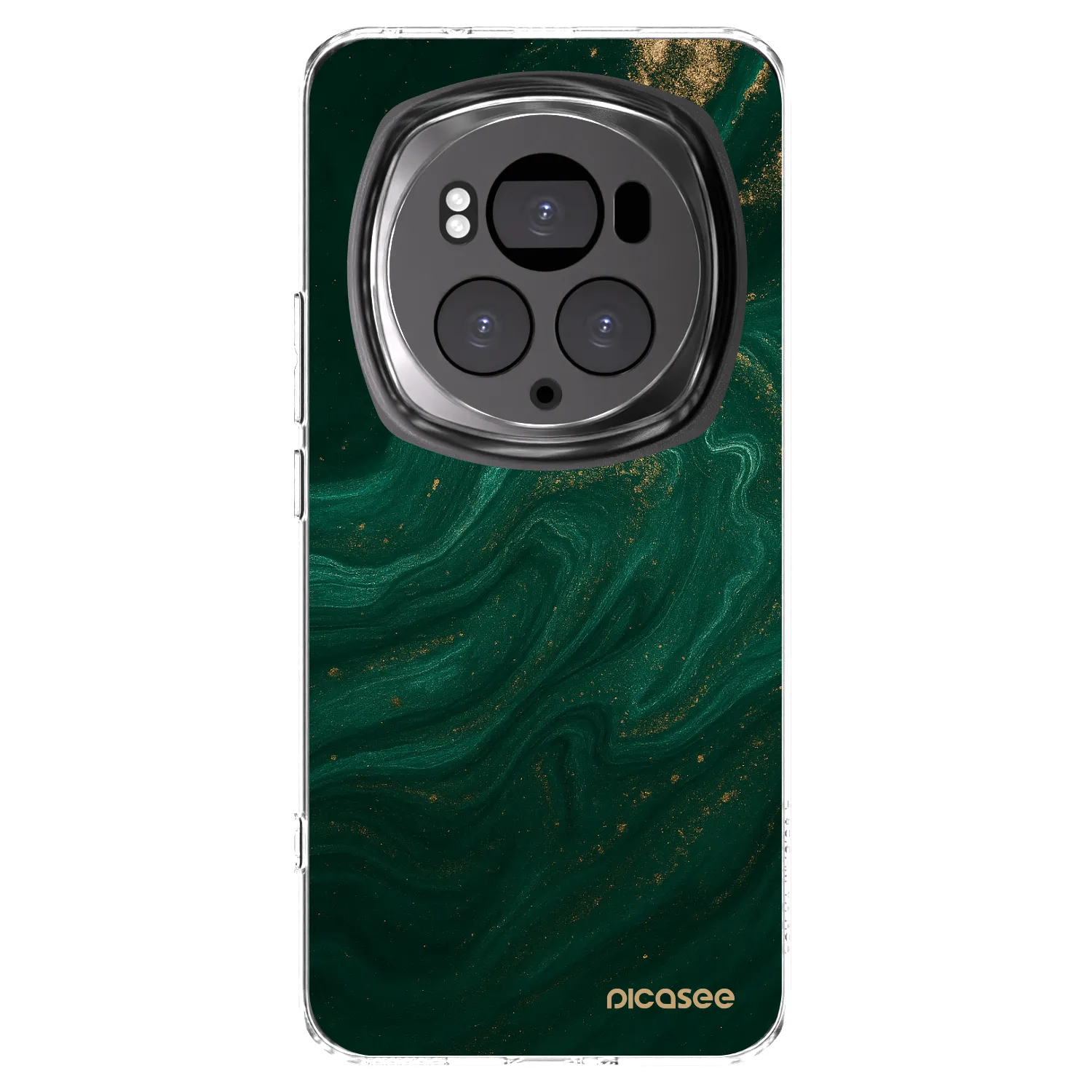 Picasee silikonska prozirna maskica za Honor Magic6 Pro - Green