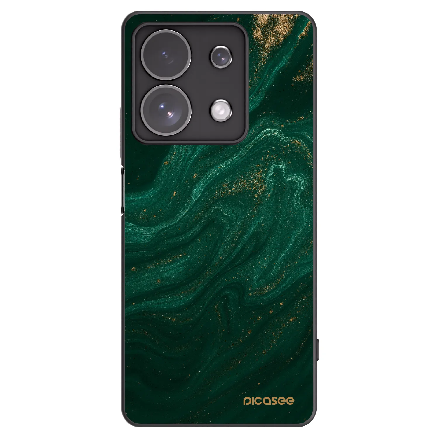 Picasee crna silikonska maskica za Xiaomi Redmi Note 13 Pro 4G - Green
