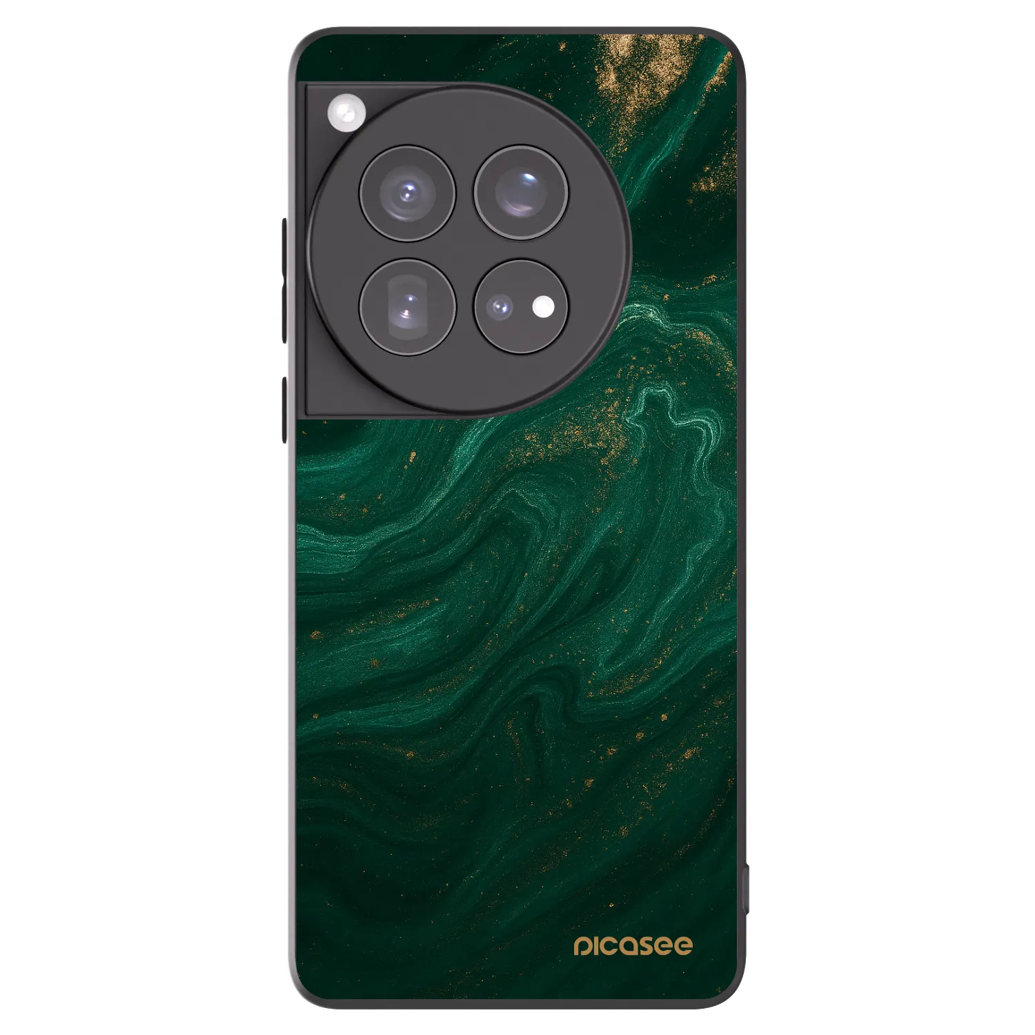 Picasee crna silikonska maskica za OnePlus 12 5G - Green