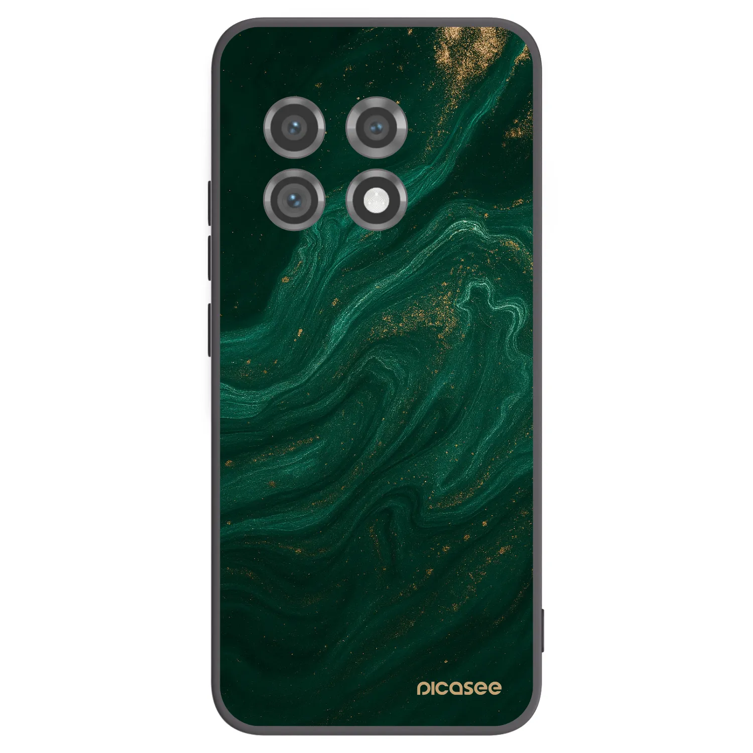 Picasee crna silikonska maskica za OnePlus 11 5G - Green