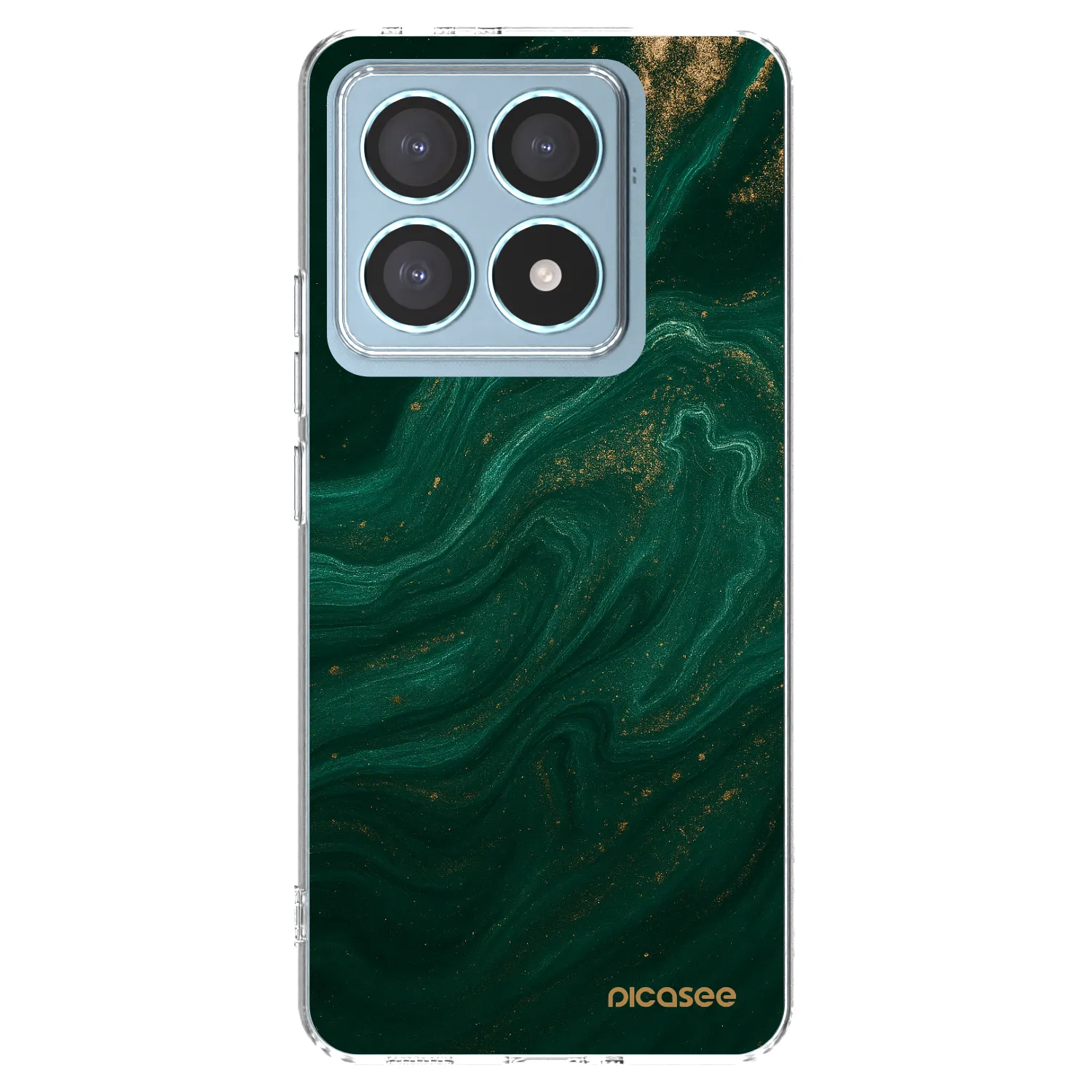 Picasee silikonska prozirna maskica za Xiaomi 14T Pro - Green
