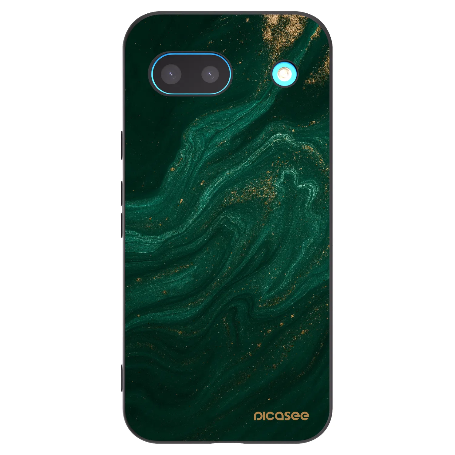 Picasee crna silikonska maskica za Google Pixel 8a - Green