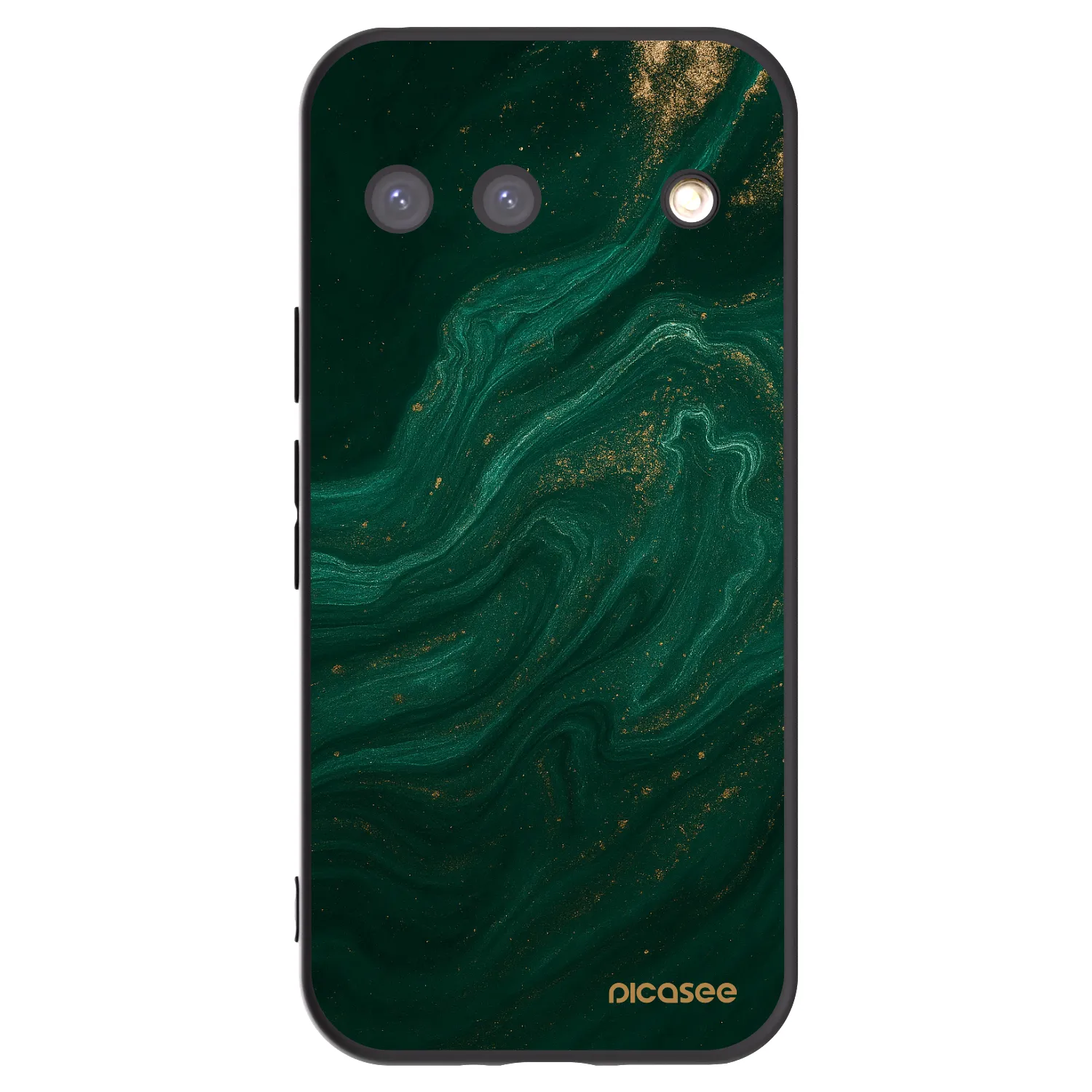 Picasee crna silikonska maskica za Google Pixel 9 - Green