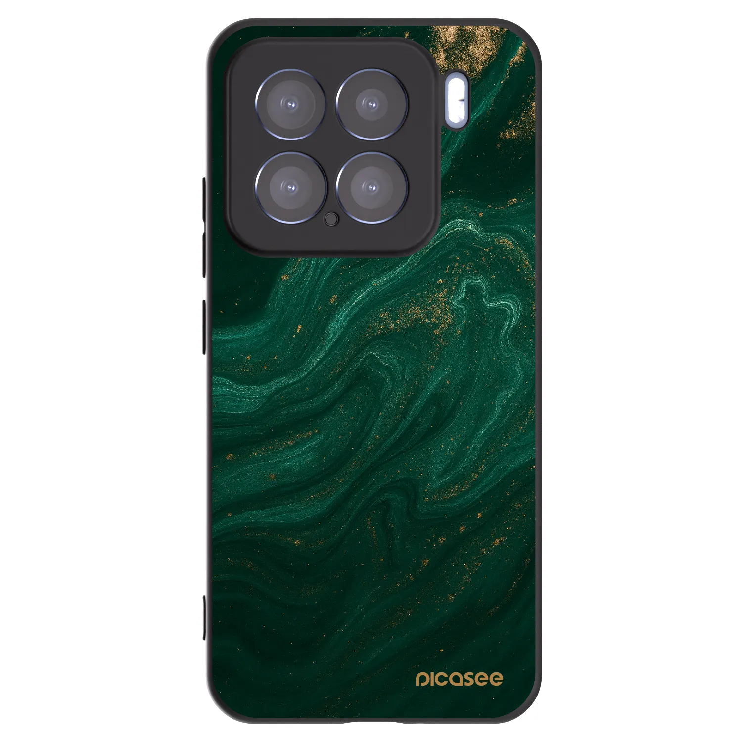 Picasee crna silikonska maskica za Xiaomi 15 - Green