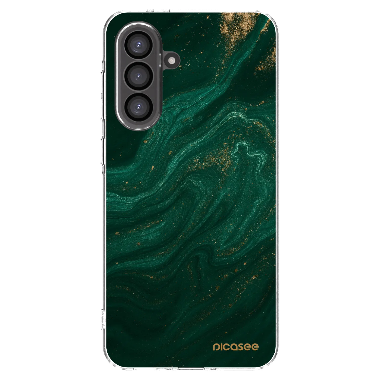 Picasee silikonska prozirna maskica za Samsung Galaxy A36 5G - Green