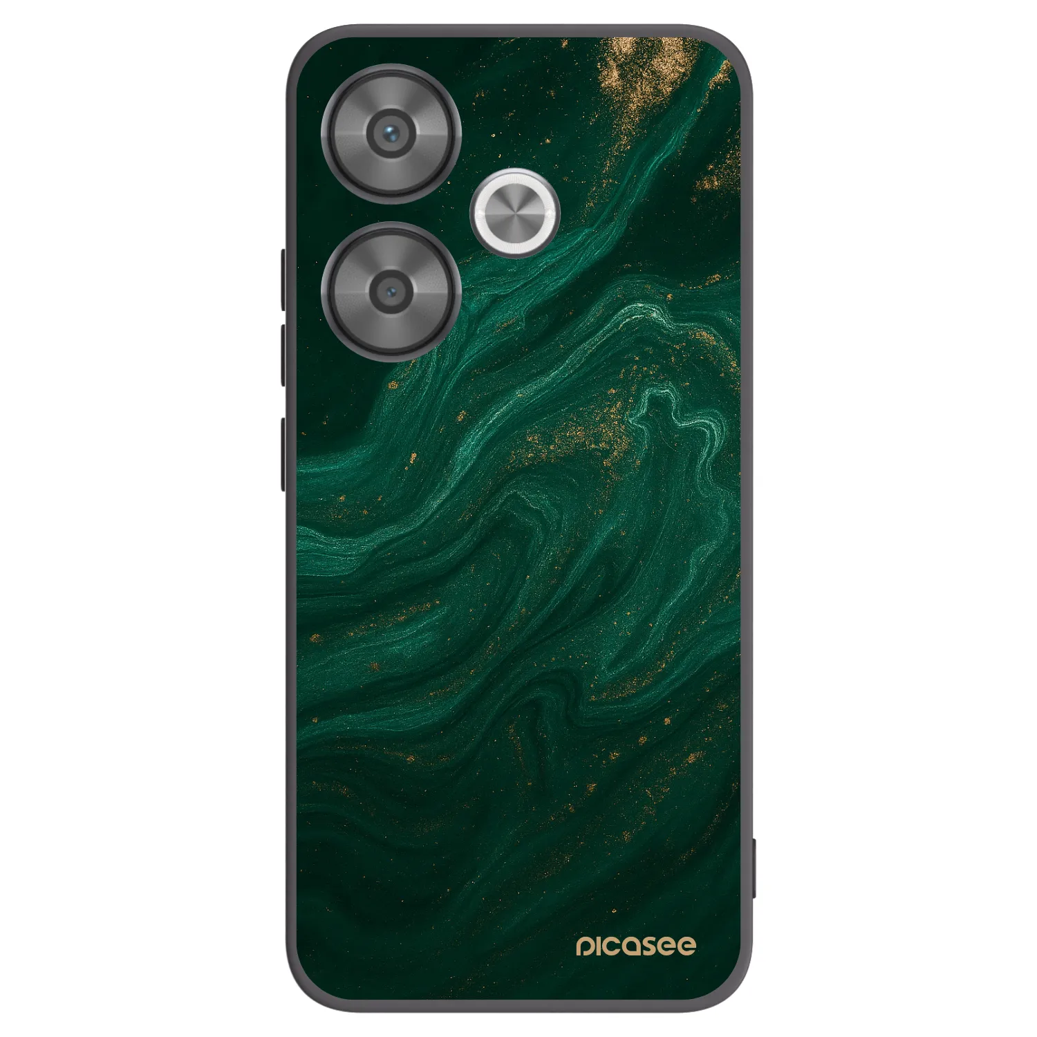 Picasee crna silikonska maskica za Xiaomi Poco F6 - Green