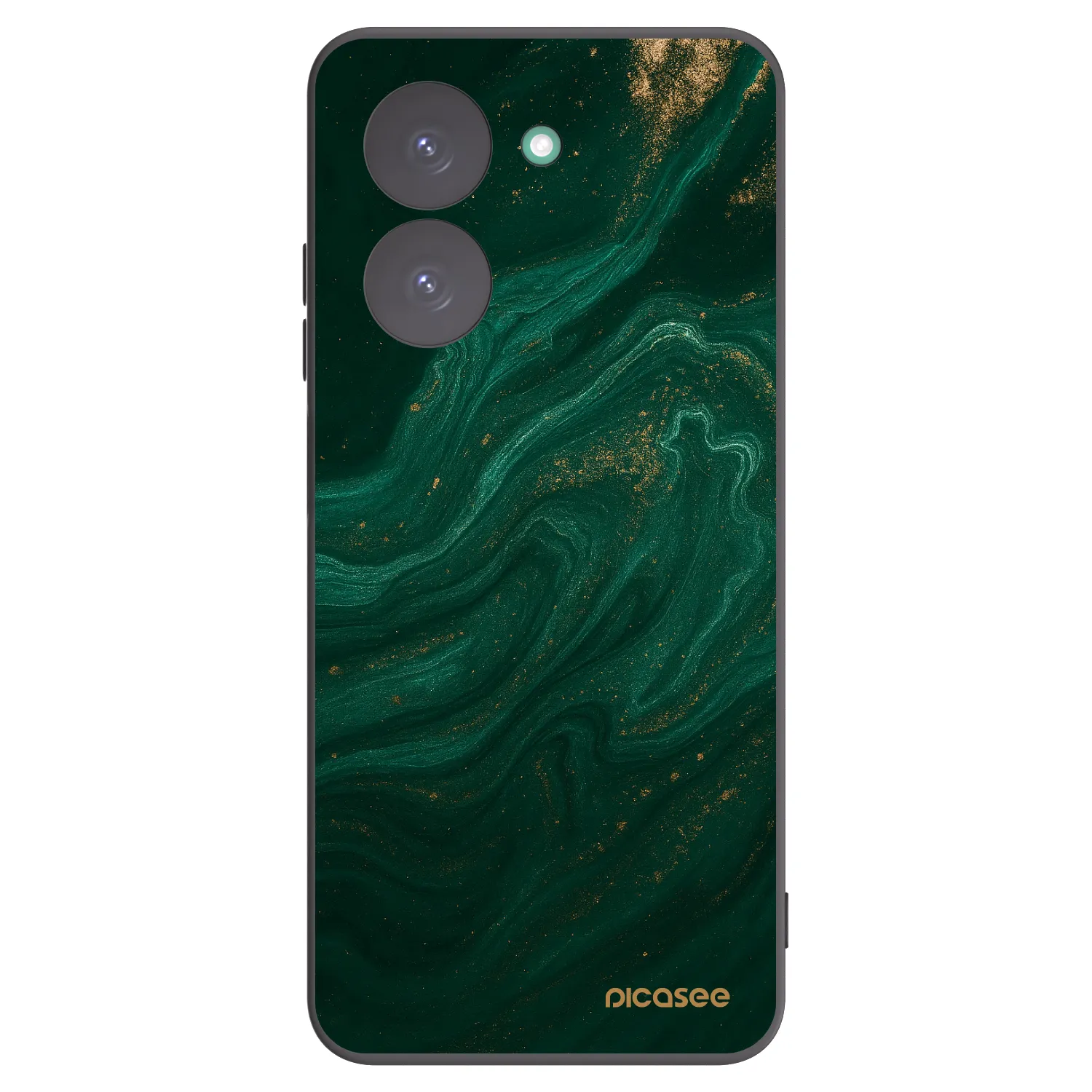 Picasee crna silikonska maskica za Xiaomi Redmi A5 - Green