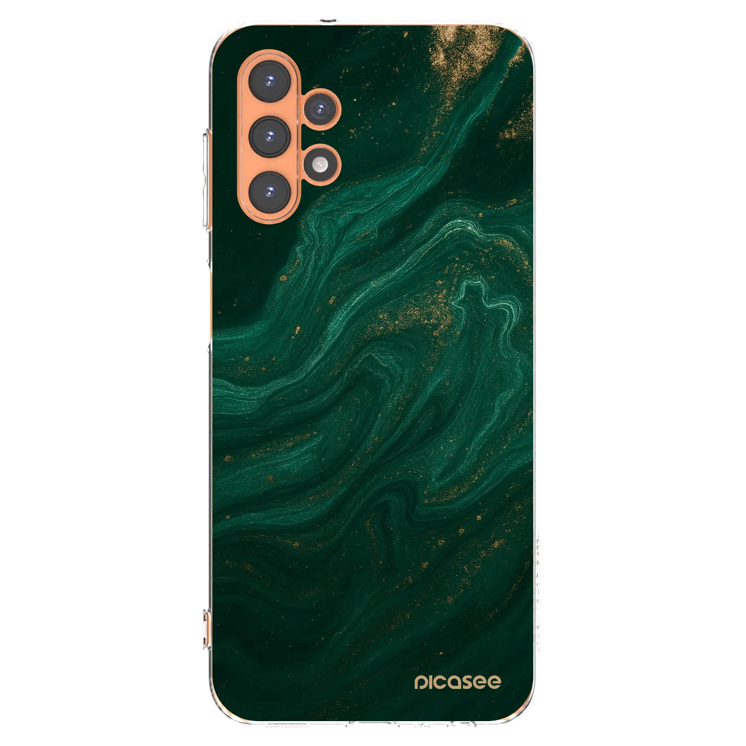Picasee silikonska prozirna maskica za Samsung Galaxy A13 5G - Green