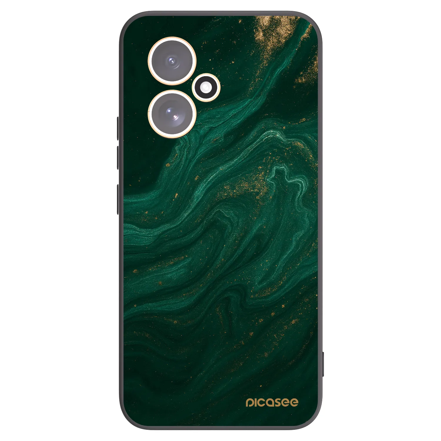 Picasee crna silikonska maskica za Honor 400 5G - Green