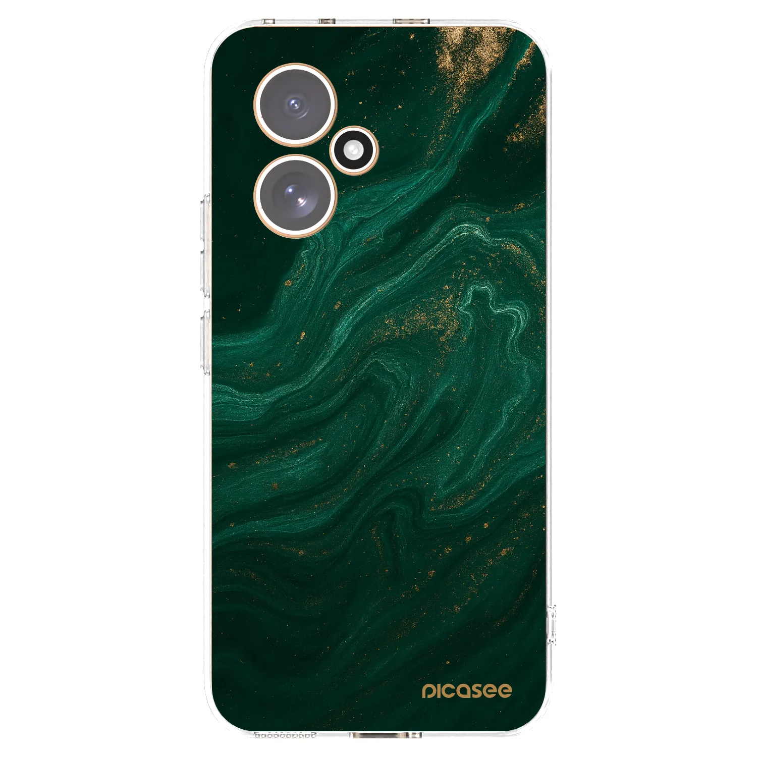 Picasee silikonska prozirna maskica za Honor 400 5G - Green
