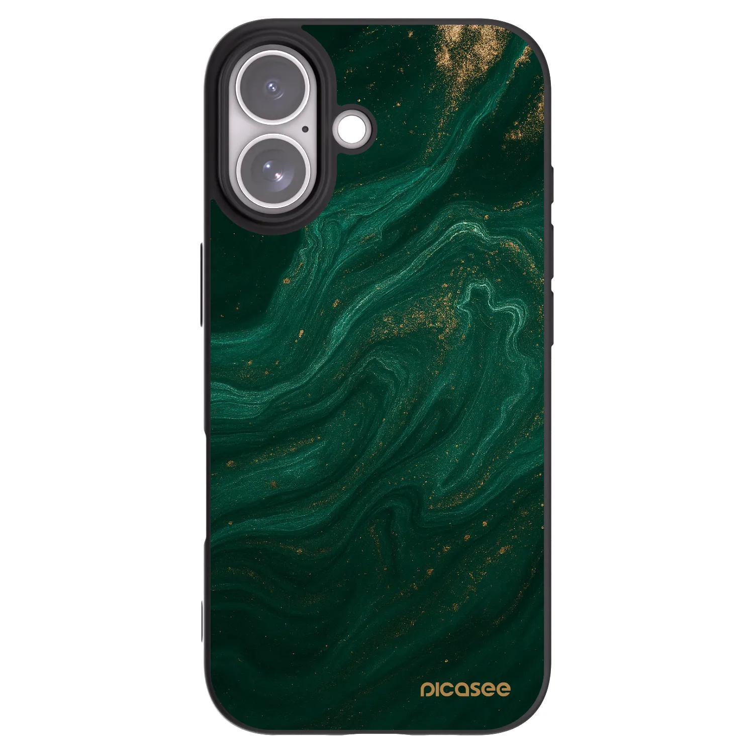 Picasee crna silikonska maskica za Apple iPhone 17 - Green