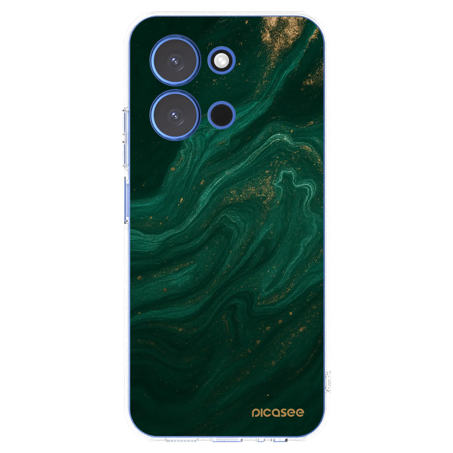 Picasee silikonska prozirna maskica za Xiaomi Redmi 15C 4G - Green