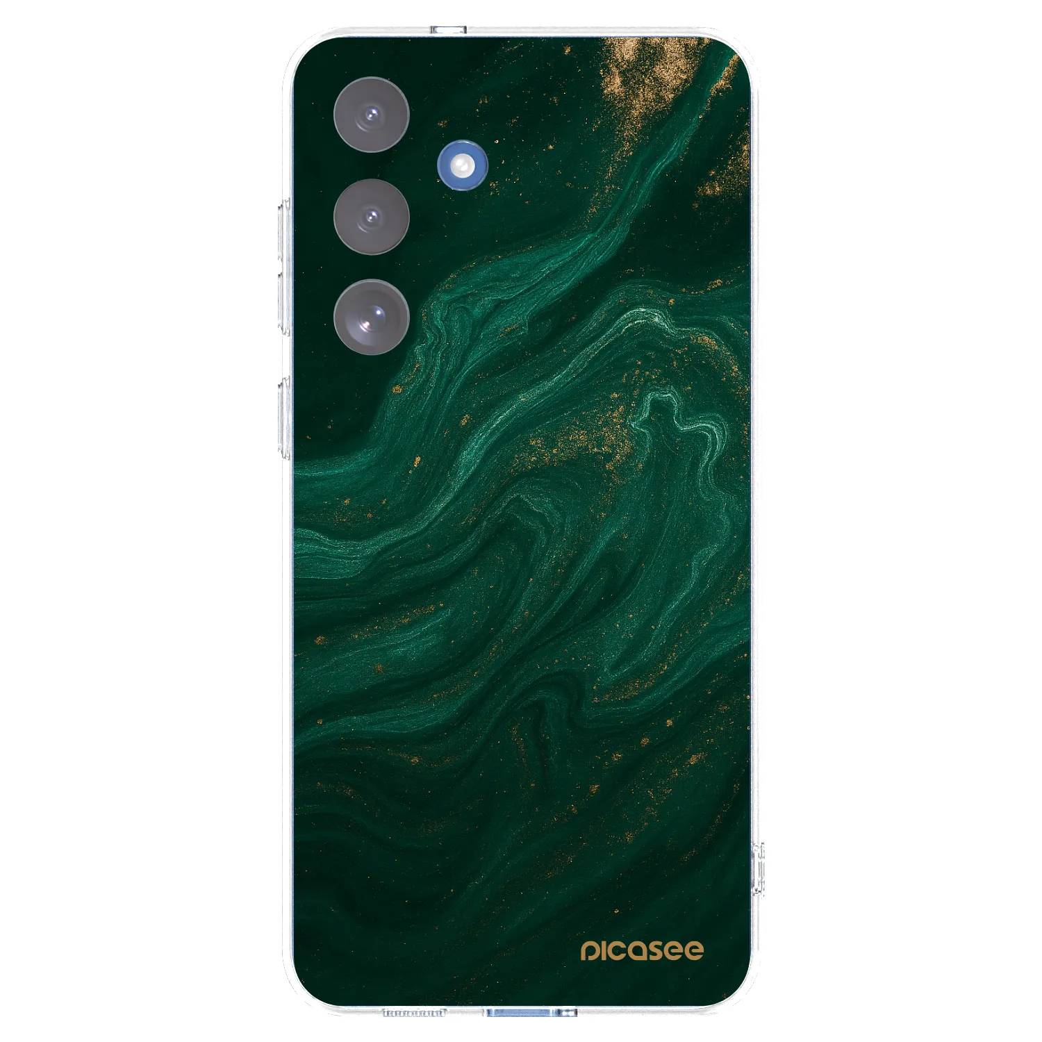 Picasee silikonska prozirna maskica za Samsung Galaxy S25 FE 5G - Green