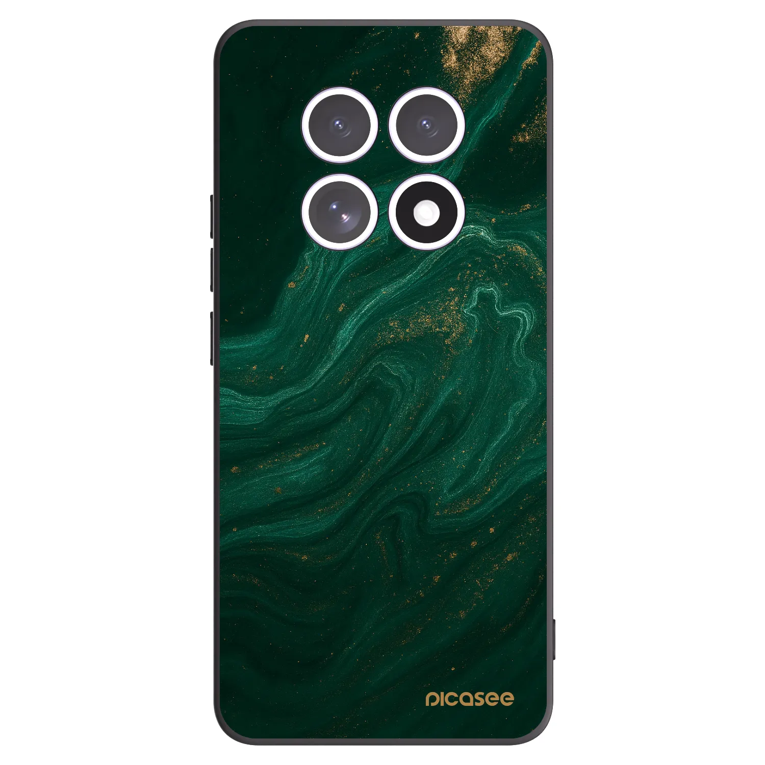 Picasee crna silikonska maskica za Xiaomi Redmi Note 15 - Green