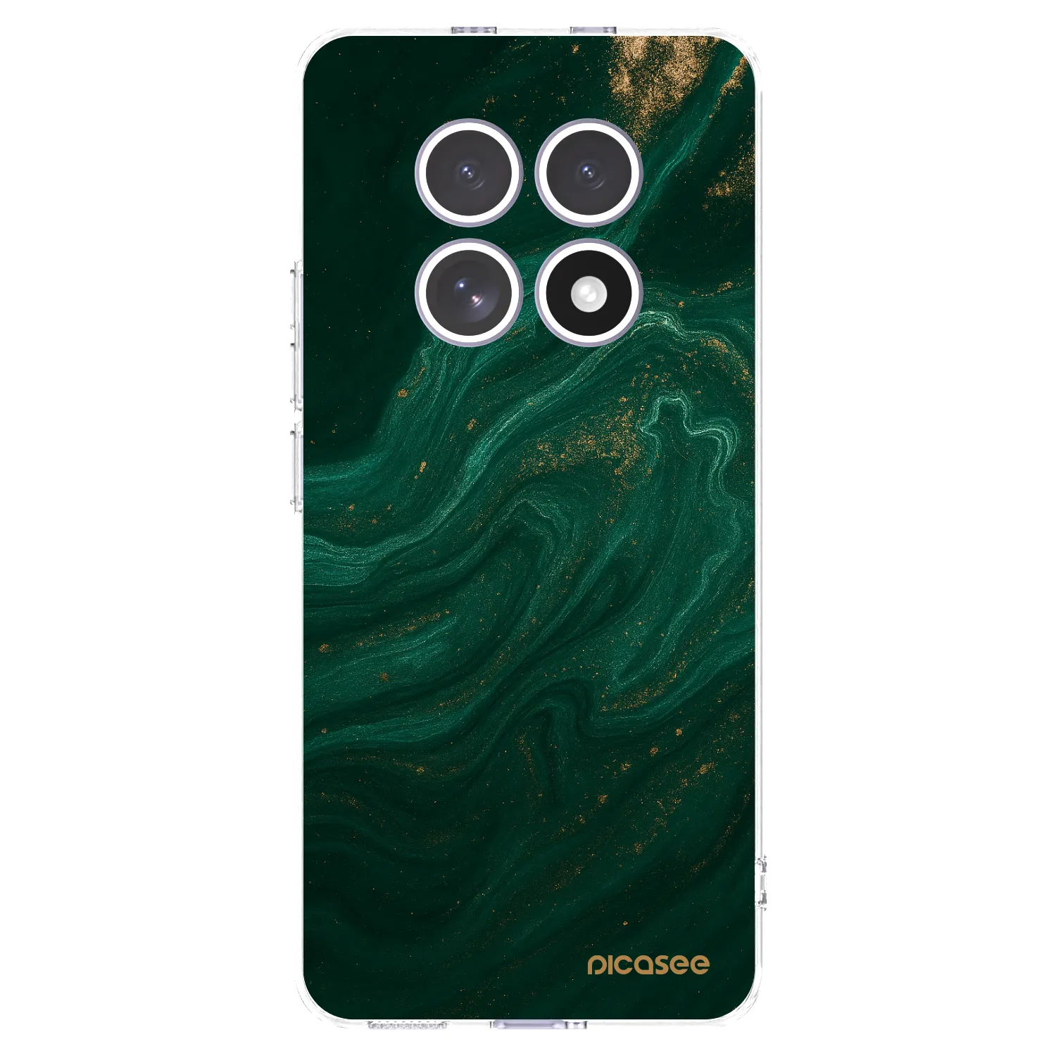 Picasee silikonska prozirna maskica za Xiaomi Redmi Note 15 - Green