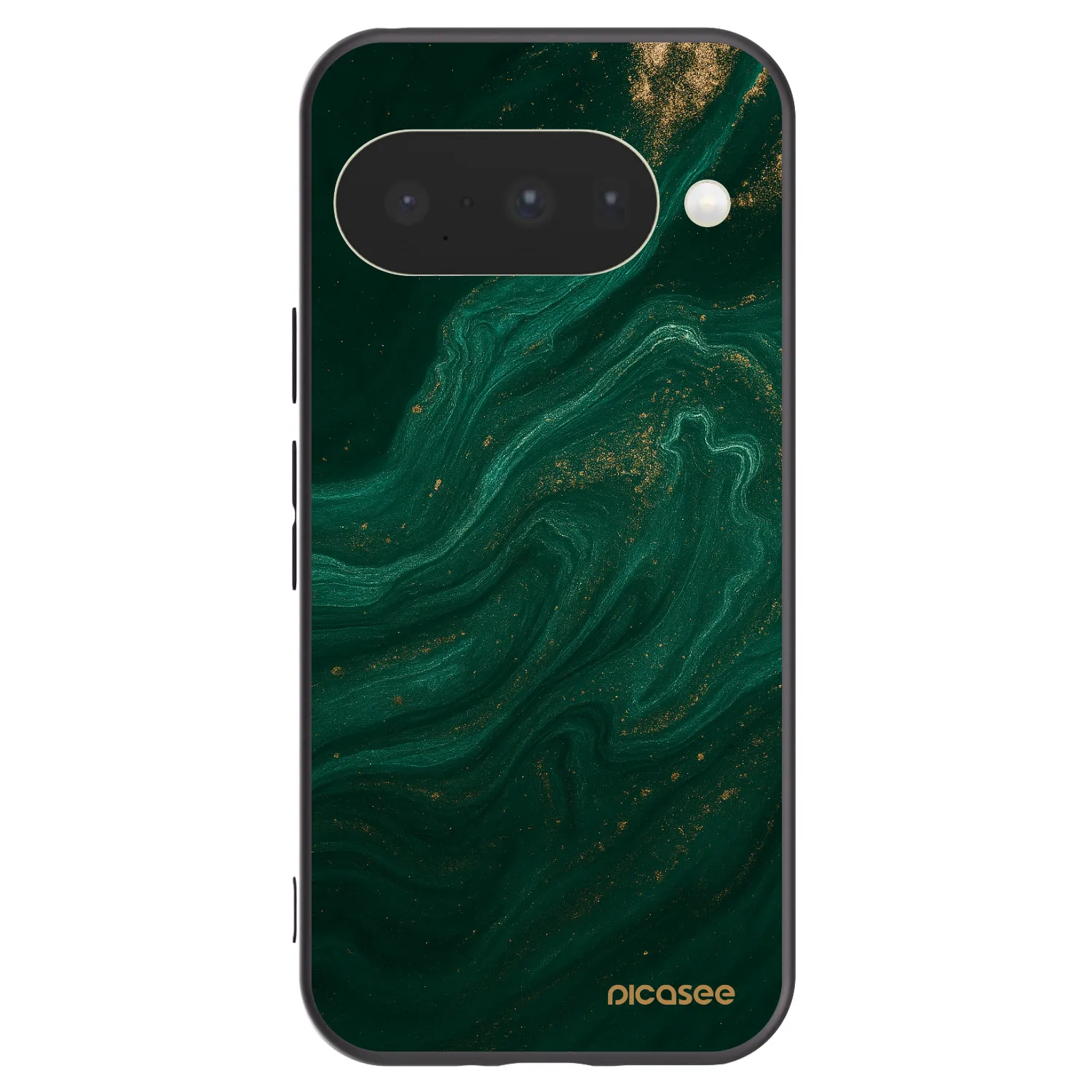 Picasee crna silikonska maskica za Google Pixel 10 - Green