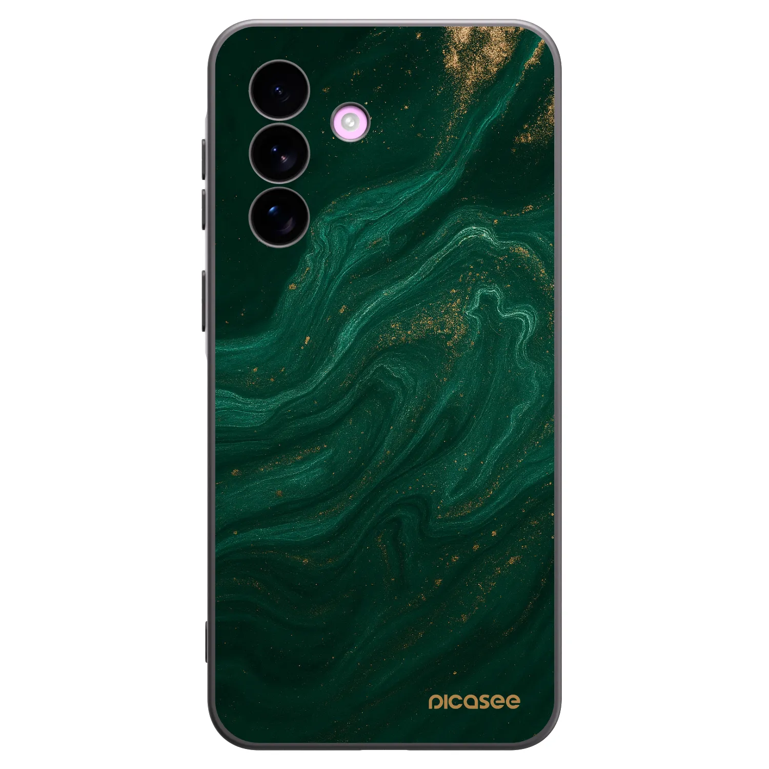 Picasee crna silikonska maskica za Samsung Galaxy A57 5G - Green