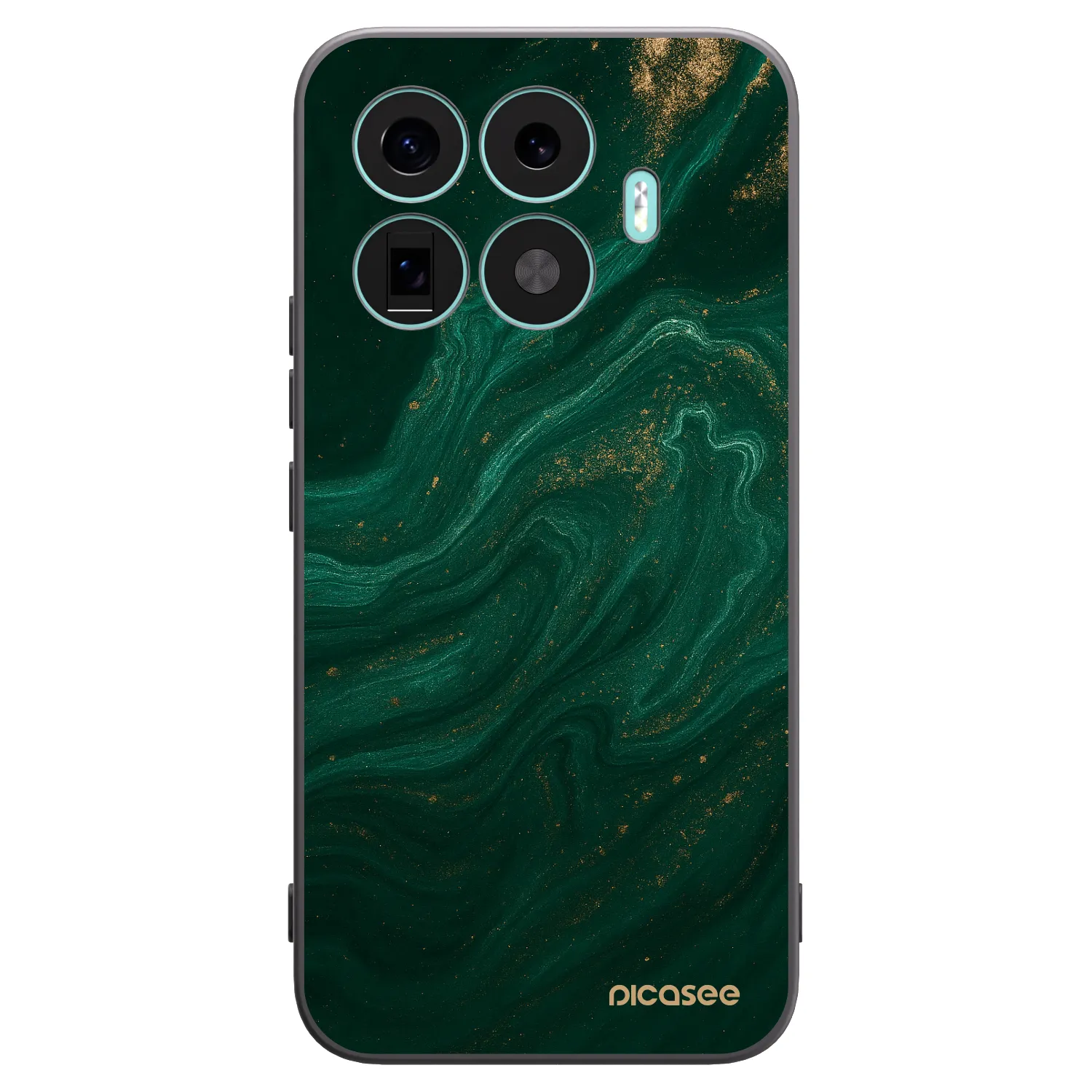 Picasee crna silikonska maskica za Xiaomi 17T Pro - Green