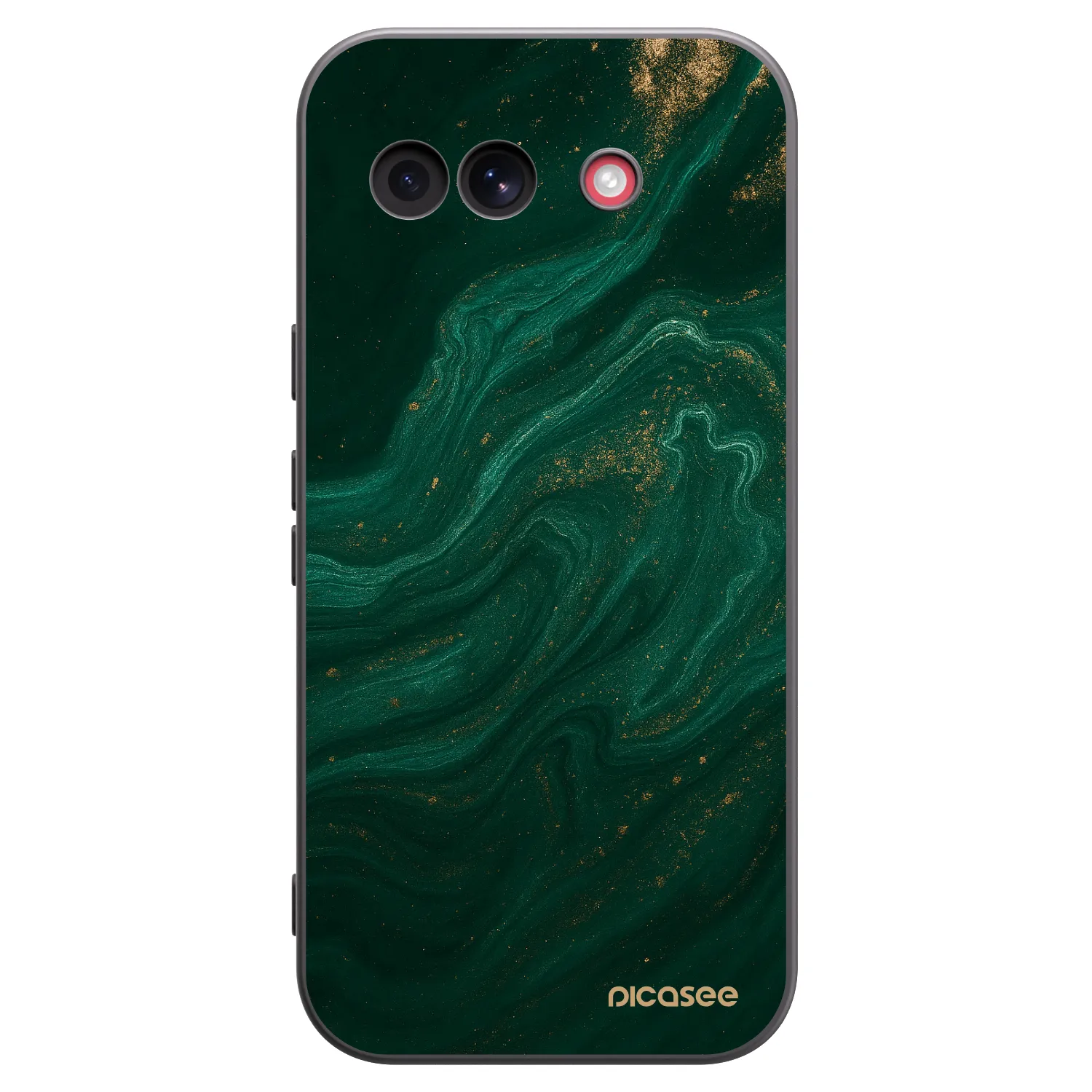 Picasee crna silikonska maskica za Google Pixel 10a - Green