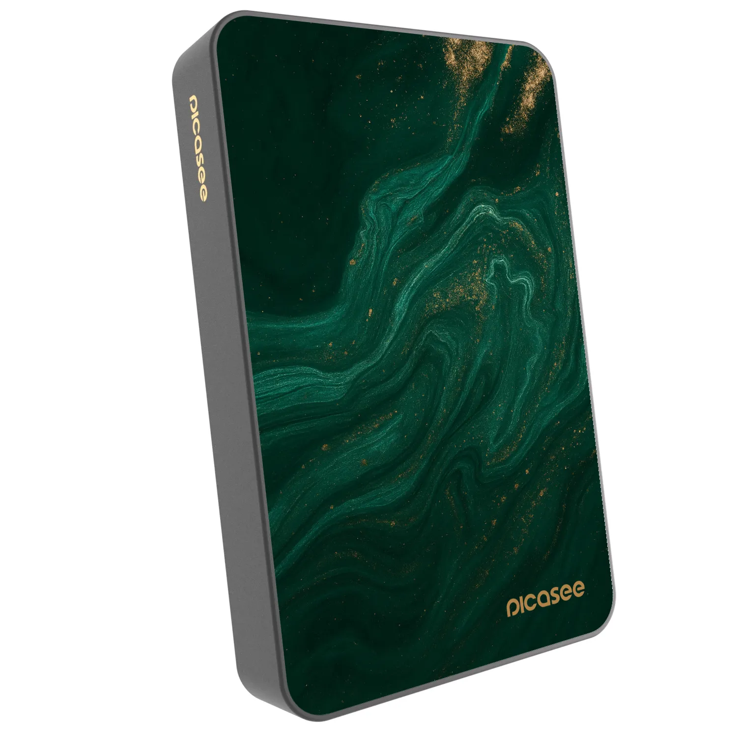 Picasee Prijenosni punjač s MagSafe 10 000 mAh Sivo - Green