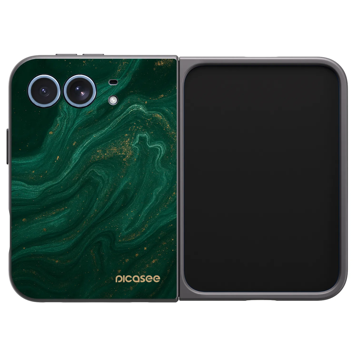 Picasee crna silikonska maskica za Apple iPhone Ultra - Green