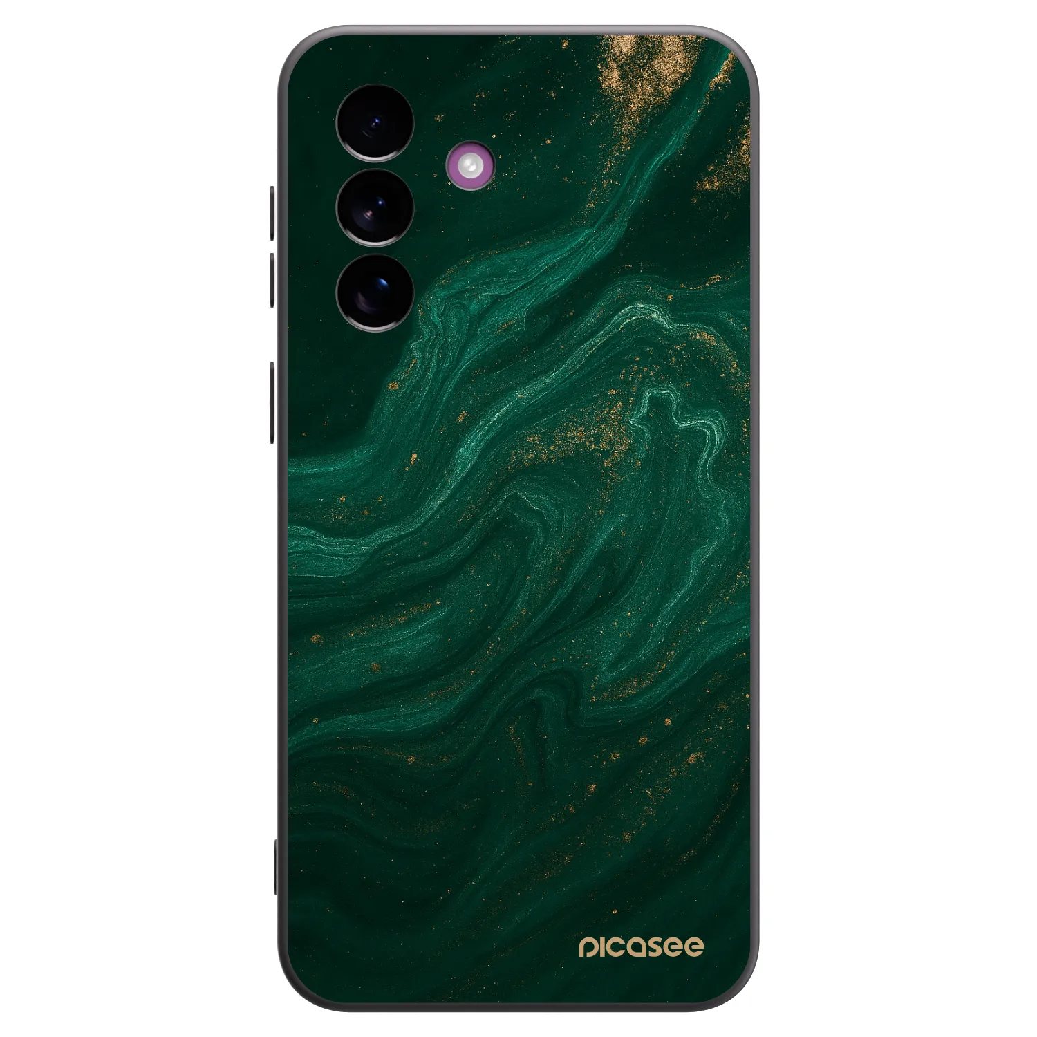 Picasee crna silikonska maskica za Samsung Galaxy A37 - Green