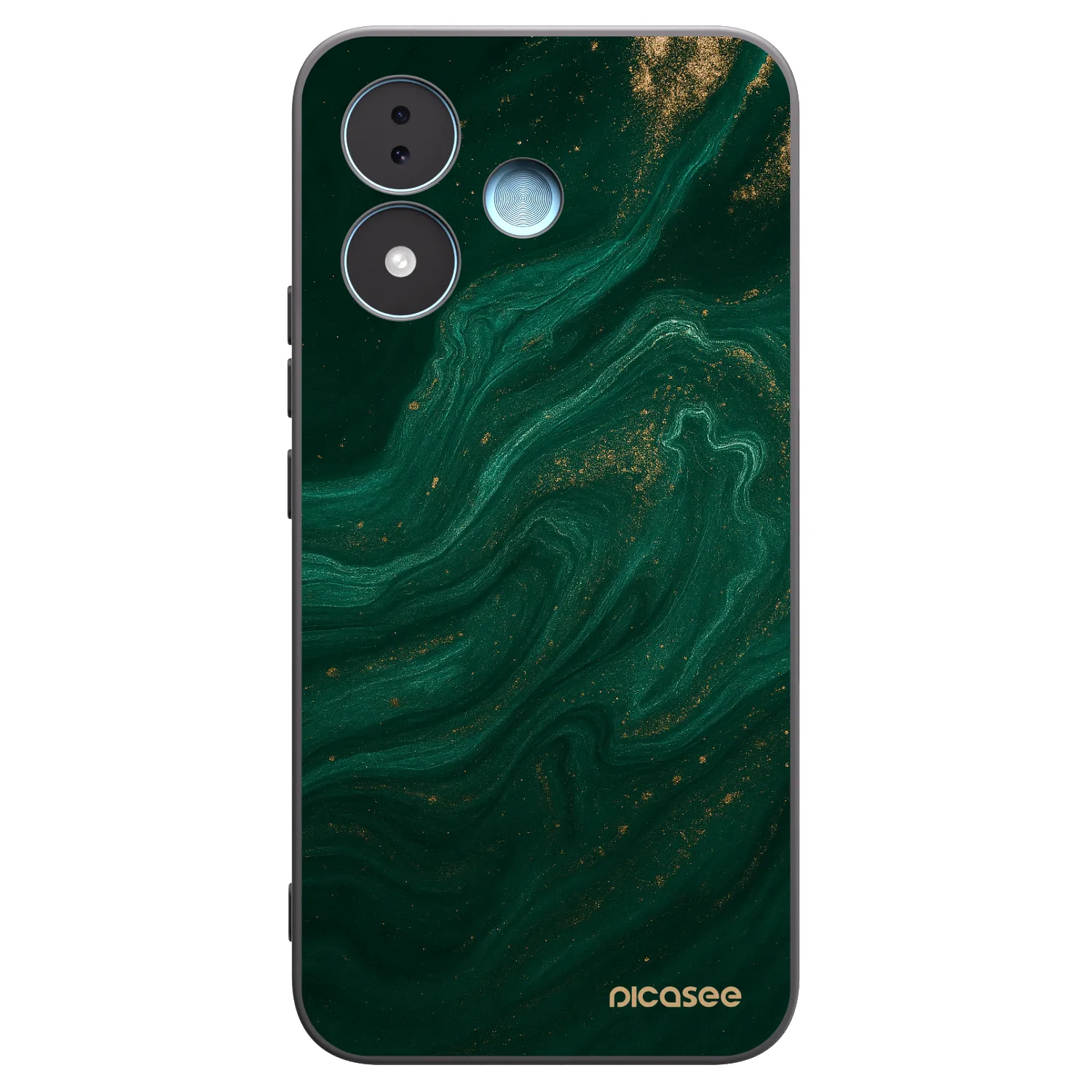 Picasee crna silikonska maskica za Xiaomi Redmi Note 17 5G - Green
