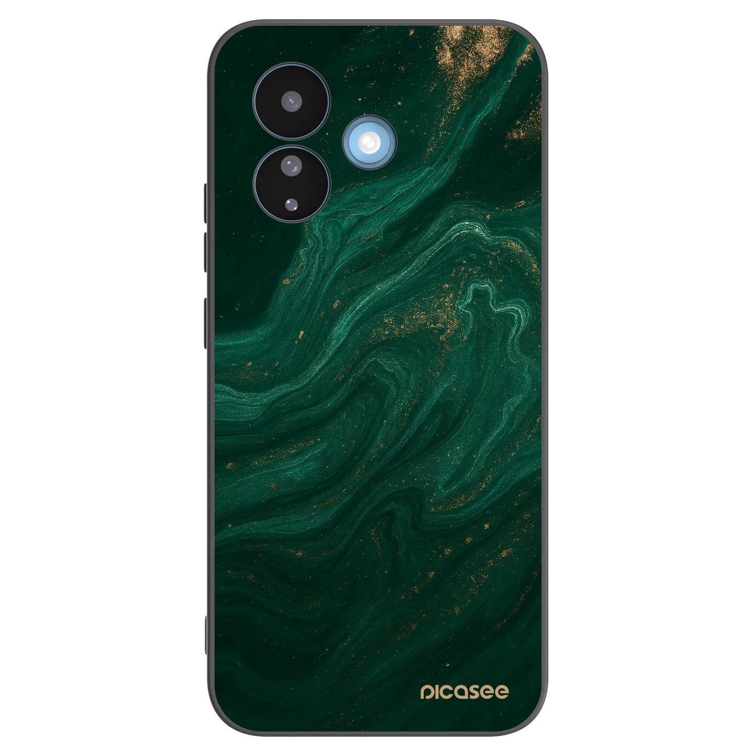 Picasee crna silikonska maskica za Xiaomi Redmi Note 17 Pro 5G - Green
