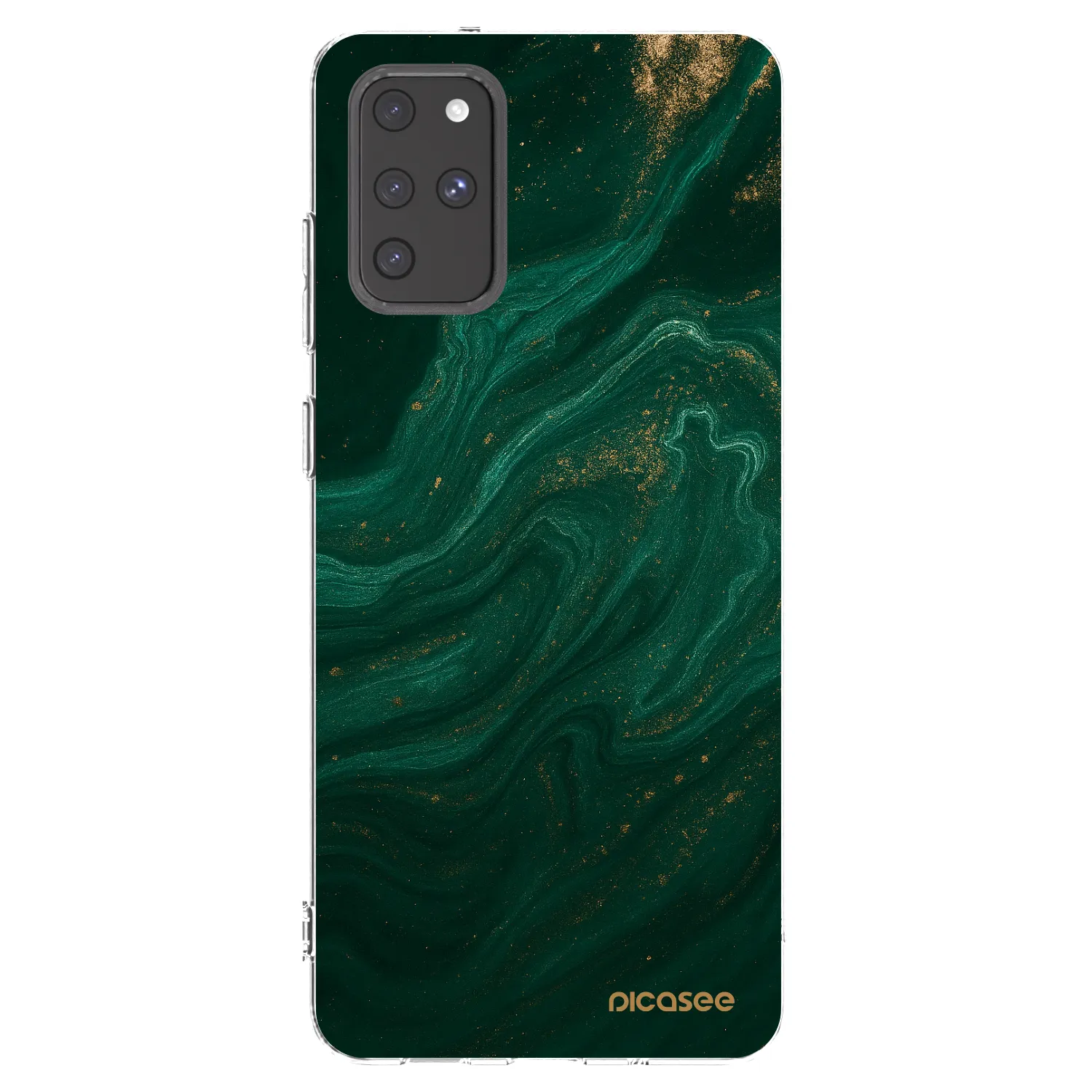 Picasee silikonska prozirna maskica za Samsung Galaxy S20+ G985F - Green