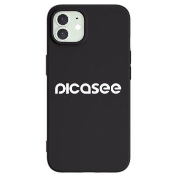 Picasee crna silikonska maskica za Apple iPhone 12 Pro - Picasee - new logo - white
