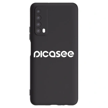Picasee crna silikonska maskica za Huawei P Smart 2021 - Picasee - new logo - white