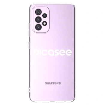 Picasee silikonska prozirna maskica za Samsung Galaxy A32 5G A326B - Picasee - new logo - white