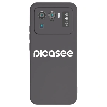 Picasee crna silikonska maskica za Xiaomi Mi 11 Ultra - Picasee - new logo - white