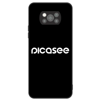 Maskica za Xiaomi Poco X3 Pro - Picasee - new logo - white