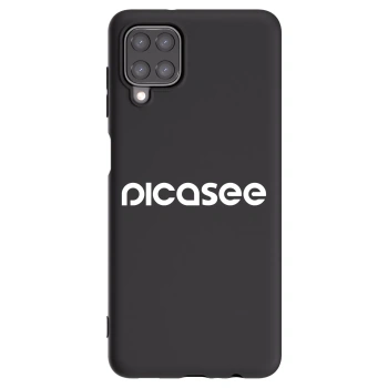 Picasee crna silikonska maskica za Samsung Galaxy M12 M127F - Picasee - new logo - white