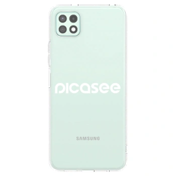 Picasee silikonska prozirna maskica za Samsung Galaxy A22 A226B 5G - Picasee - new logo - white