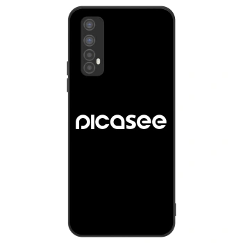 Maskica za Realme 7 - Picasee - new logo - white