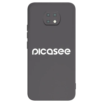 Picasee crna silikonska maskica za Xiaomi Redmi Note 9T - Picasee - new logo - white