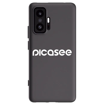 Picasee crna silikonska maskica za Xiaomi 11T - Picasee - new logo - white
