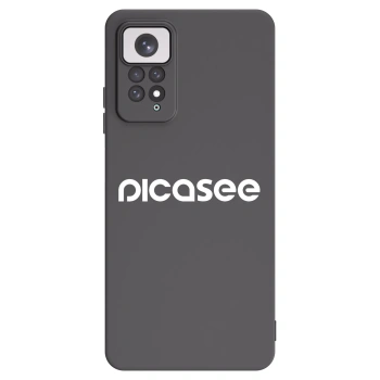 Picasee crna silikonska maskica za Xiaomi Redmi Note 11 - Picasee - new logo - white