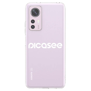 Picasee silikonska prozirna maskica za Xiaomi 12 - Picasee - new logo - white