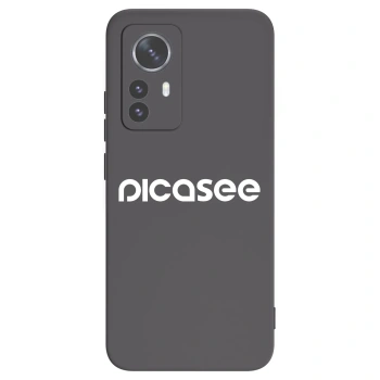 Picasee crna silikonska maskica za Xiaomi 12 Pro - Picasee - new logo - white